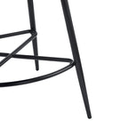 Roomfitters 26 taburetes de mostrador retro giratorios, juego de 2 sillas de bar de cuero PU con asiento acolchado y estructura de hierro