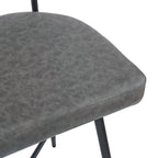 Roomfitters 26 taburetes de mostrador retro giratorios, juego de 2 sillas de bar de cuero PU con asiento acolchado y estructura de hierro