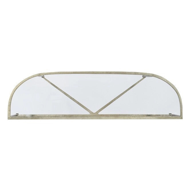 Hooker Furniture M14-80151-95 Cora Mesa Sofá con Tapa de Cristal y Hierro de 58 Pulgadas de Ancho