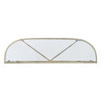 Hooker Furniture M14-80151-95 Cora Mesa Sofá con Tapa de Cristal y Hierro de 58 Pulgadas de Ancho