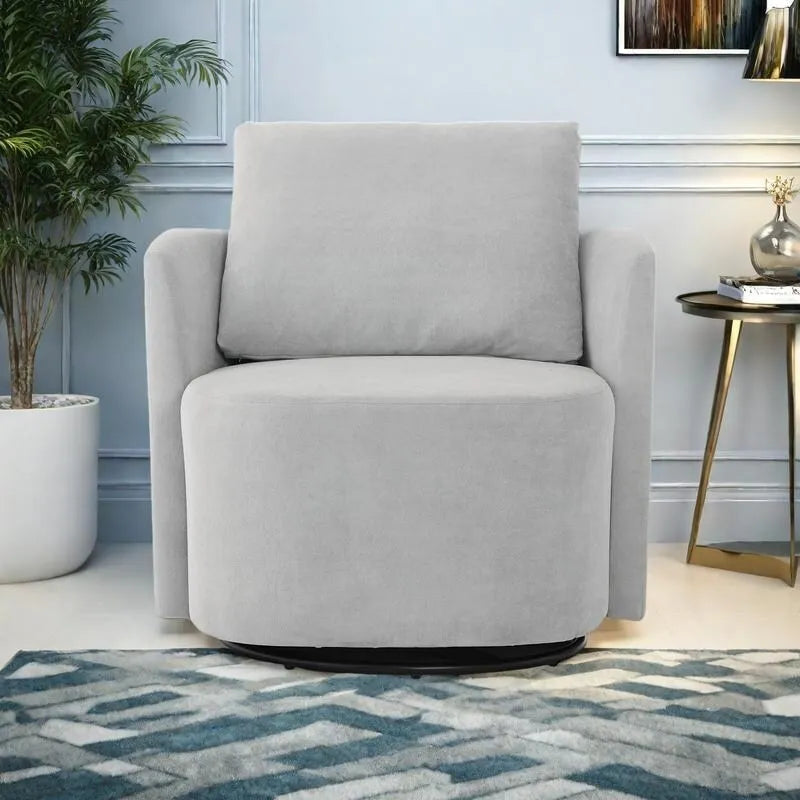 Sillón giratorio Chenilla 360 con diseño ergonómico curvo y capacidad de peso de 200 kg