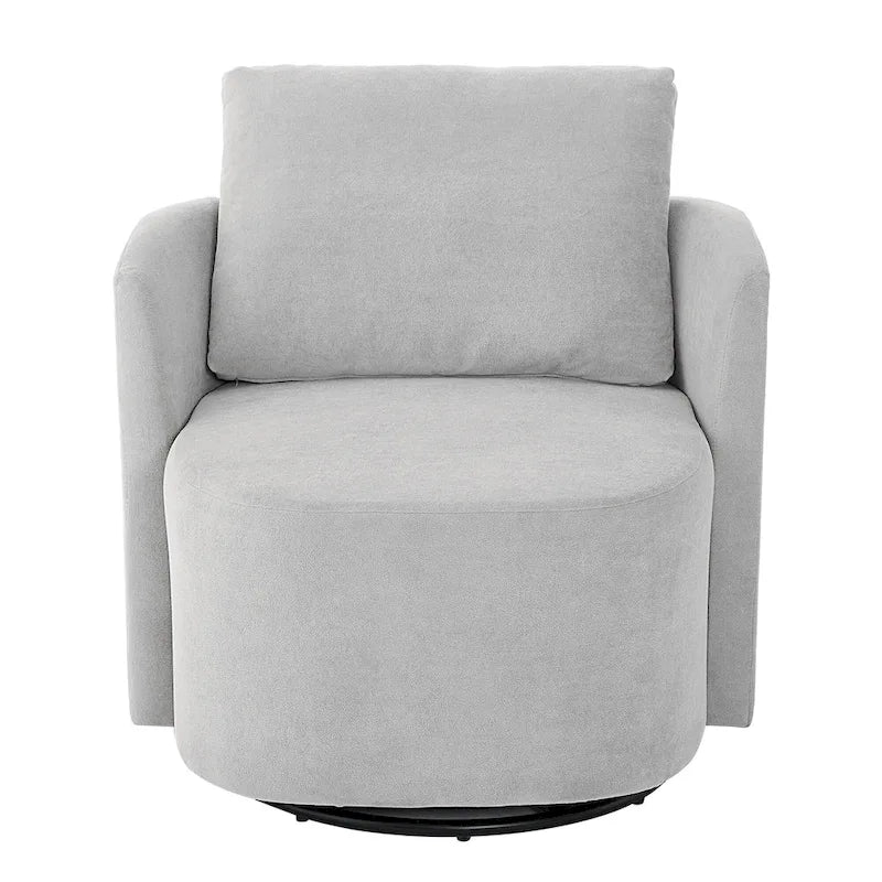 Sillón giratorio Chenilla 360 con diseño ergonómico curvo y capacidad de peso de 200 kg