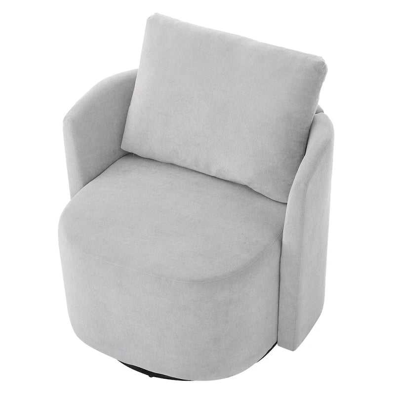 Sillón giratorio Chenilla 360 con diseño ergonómico curvo y capacidad de peso de 200 kg