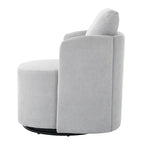Sillón giratorio Chenilla 360 con diseño ergonómico curvo y capacidad de peso de 200 kg