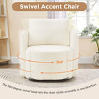 Sillón giratorio Chenilla 360 con diseño ergonómico curvo y capacidad de peso de 200 kg
