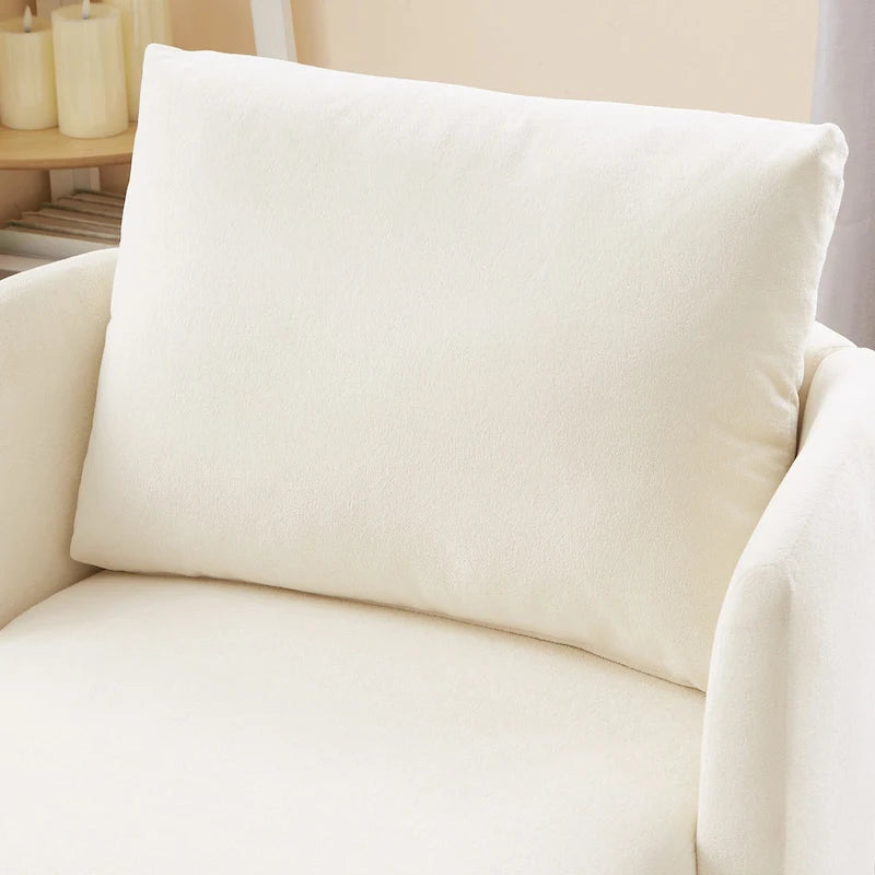 Sillón giratorio Chenilla 360 con diseño ergonómico curvo y capacidad de peso de 200 kg