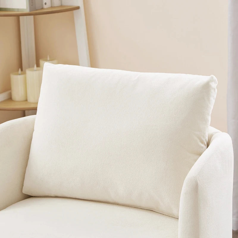 Sillón giratorio Chenilla 360 con diseño ergonómico curvo y capacidad de peso de 200 kg