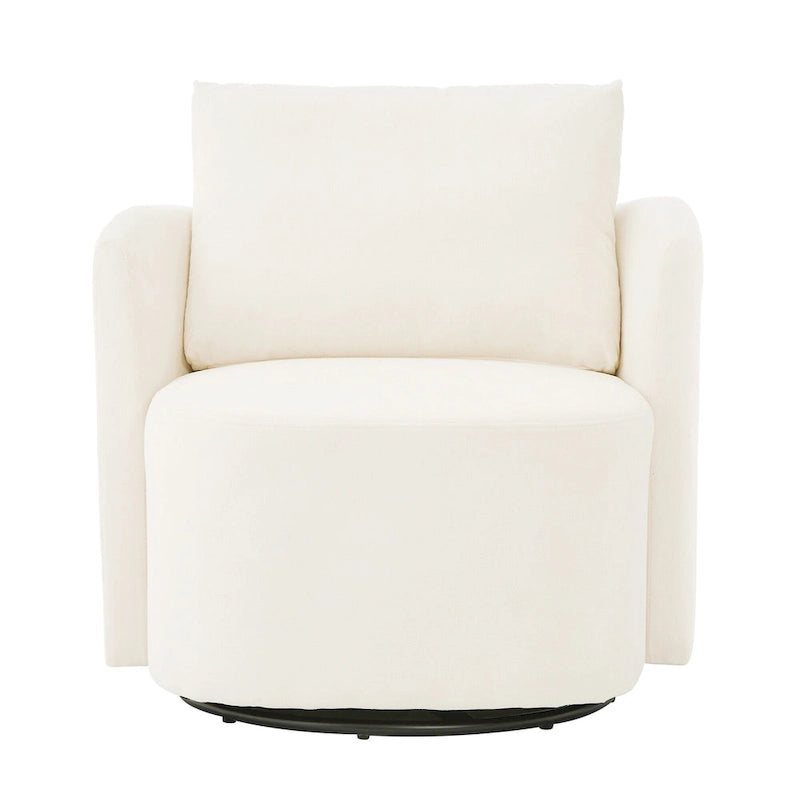 Sillón giratorio Chenilla 360 con diseño ergonómico curvo y capacidad de peso de 200 kg
