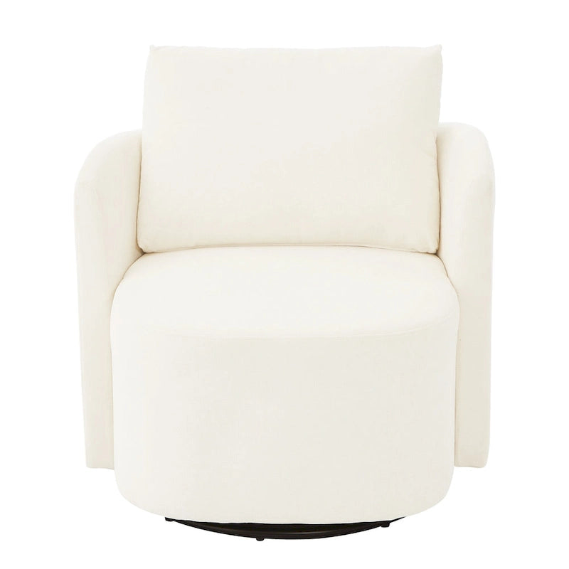 Sillón giratorio Chenilla 360 con diseño ergonómico curvo y capacidad de peso de 200 kg