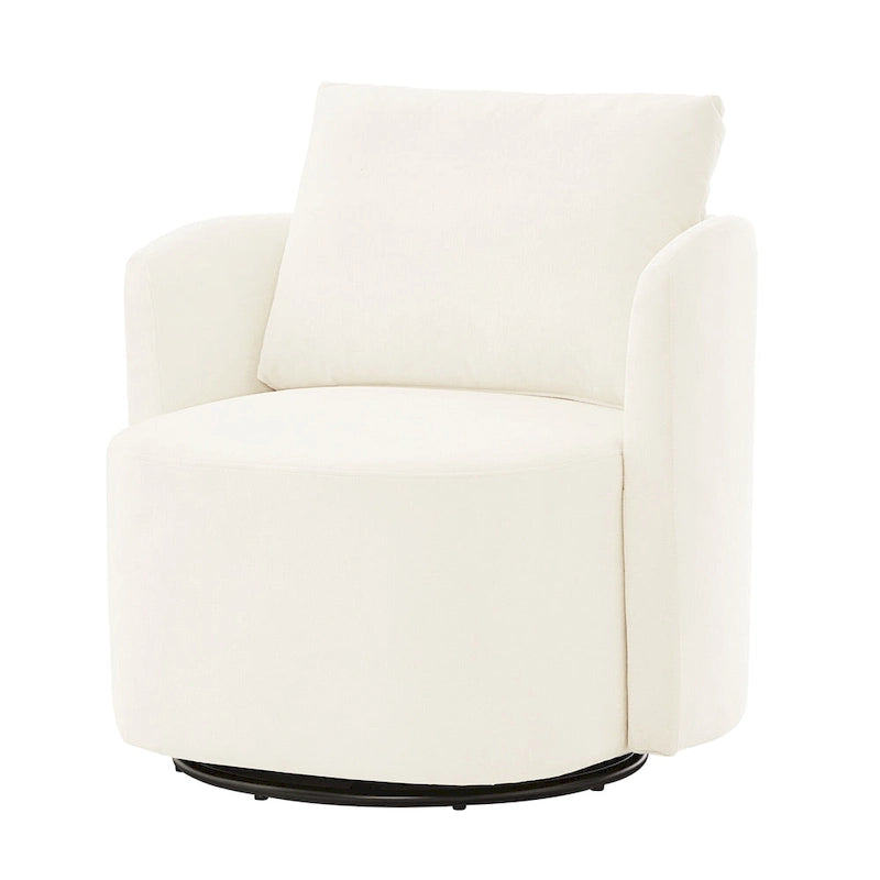 Sillón giratorio Chenilla 360 con diseño ergonómico curvo y capacidad de peso de 200 kg