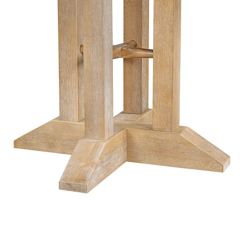 Juego de comedor de madera de 5 piezas con mesa redonda extensible y 4 sillas