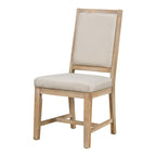 Juego de comedor de madera de 5 piezas con mesa redonda extensible y 4 sillas