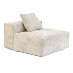 Sofá seccional de pana en forma de L, negro/beige/marrón claro, con brazos o sin brazos, capacidad para 5 personas