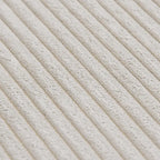 Sofá seccional de pana en forma de L, negro/beige/marrón claro, con brazos o sin brazos, capacidad para 5 personas