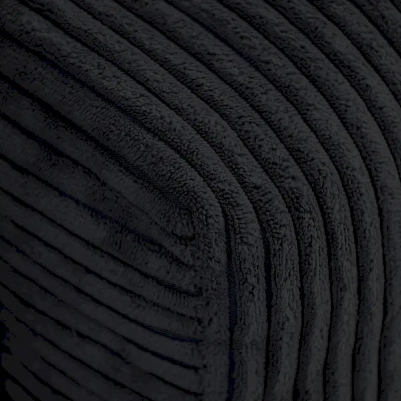 Sofá seccional de pana en forma de L, negro/beige/marrón claro, con brazos o sin brazos, capacidad para 5 personas