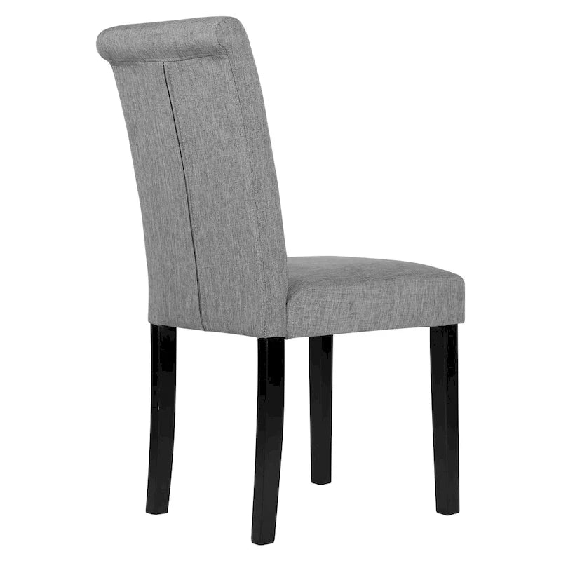 Sillas de Comedor Tapizadas con Botones (Juego de 2)