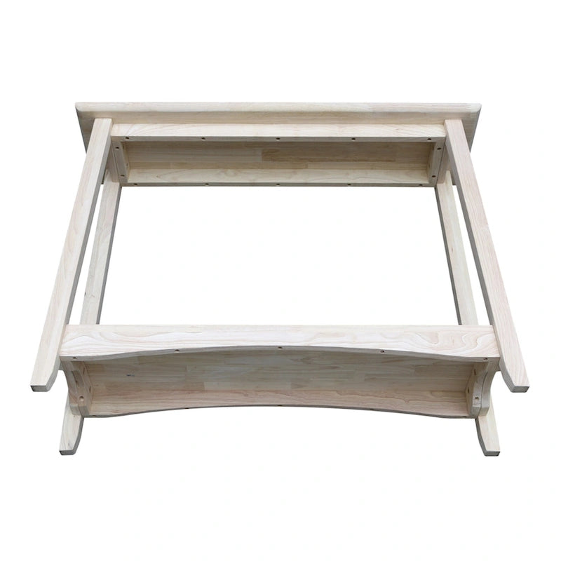 Mesa consola de madera sin terminar para 1, 99.06cm An. x 35.56cm P x 76.2cm Al.