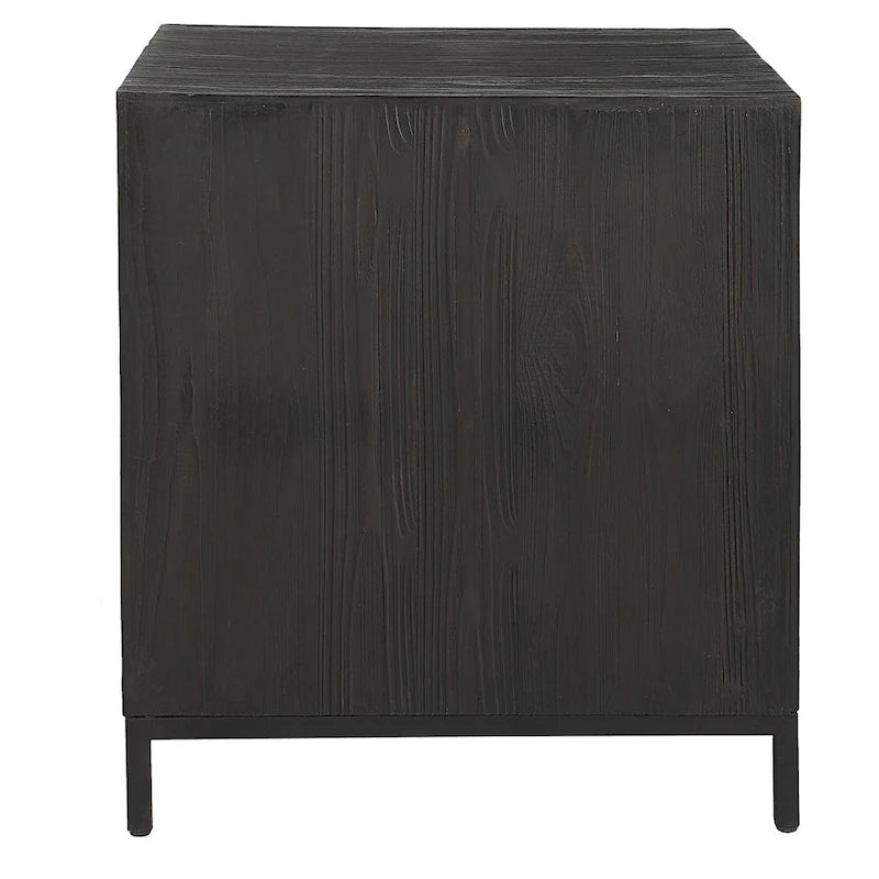 Mesa auxiliar/Armario geométrico Aiken de Uttermost - 22W x 26H x 20D