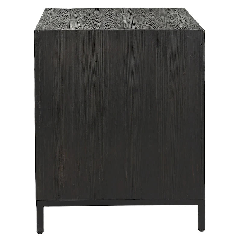 Mesa auxiliar/Armario geométrico Aiken de Uttermost - 22W x 26H x 20D