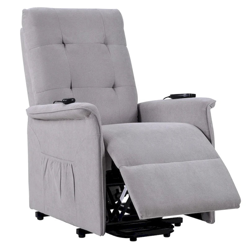 Orisfur. Sillón elevador eléctrico para personas mayores con función de masaje ajustable Sillón reclinable para sala de estar