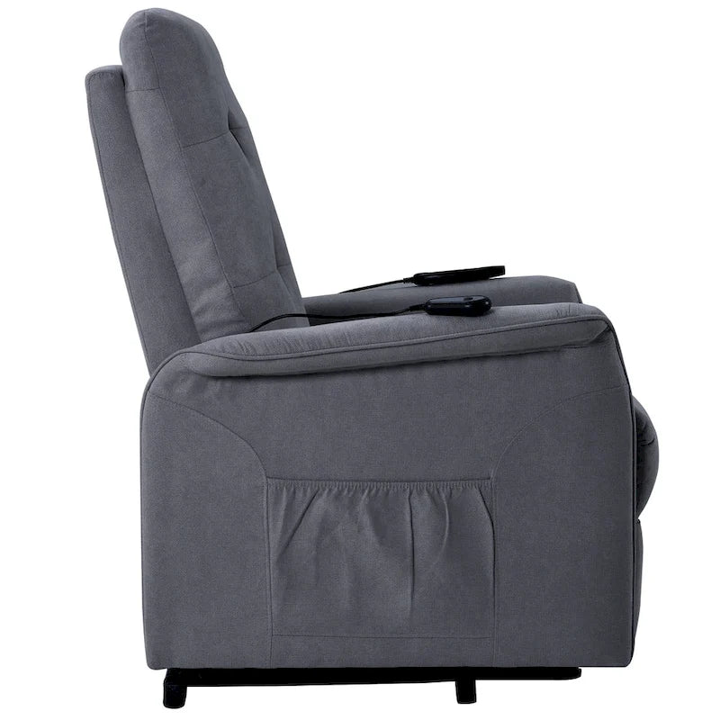 Orisfur. Sillón elevador eléctrico para personas mayores con función de masaje ajustable Sillón reclinable para sala de estar