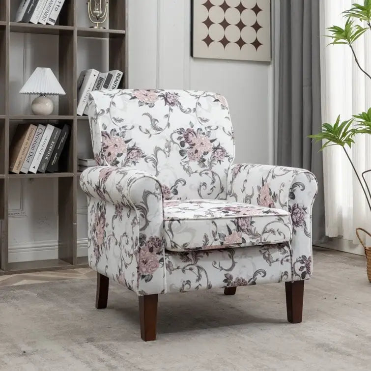 Sillón tapizado multicolor / liso / de un solo asiento