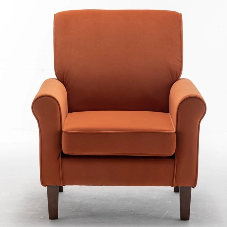 Sillón tapizado multicolor / liso / de un solo asiento