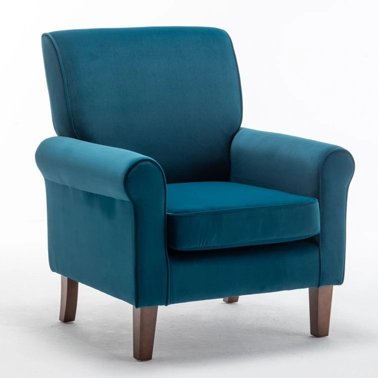 Sillón tapizado multicolor / liso / de un solo asiento
