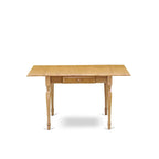 East West Furniture juego de mesa incluye una mesa de comedor rectangular con extensión de hojas abatibles y sillas de comedor (opciones de piezas)