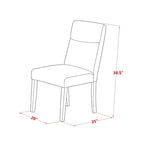 East West Furniture juego de mesa incluye una mesa de comedor rectangular con extensión de hojas abatibles y sillas de comedor (opciones de piezas)