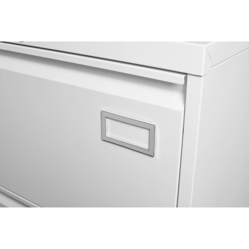 Archivador lateral metálico de 3 cajones, negro / negro y blanco / blanco, con cerradura, para 1 persona