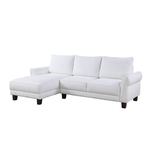 Sofá seccional ancho Belle Sherpa 96 con chaise longue a la izquierda