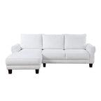 Sofá seccional ancho Belle Sherpa 96 con chaise longue a la izquierda