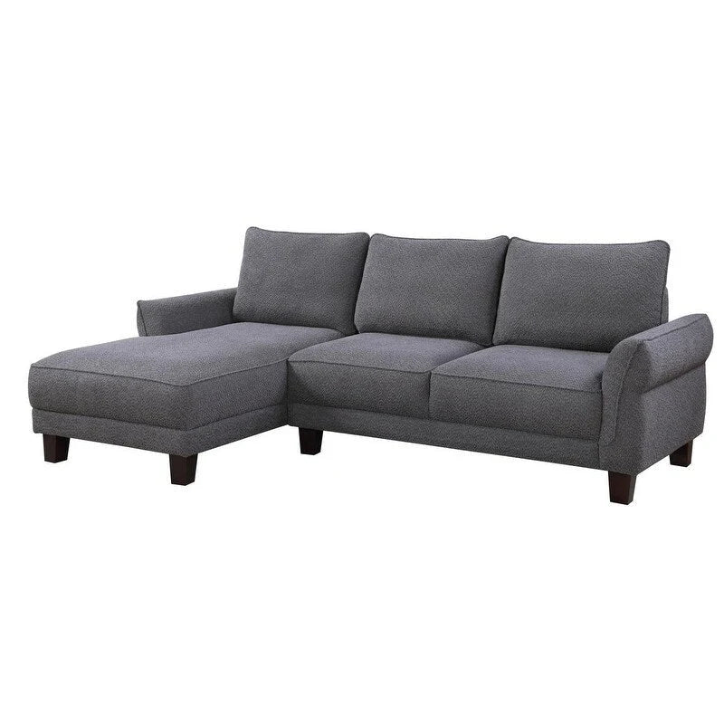 Sofá seccional ancho Belle Sherpa 96 con chaise longue a la izquierda