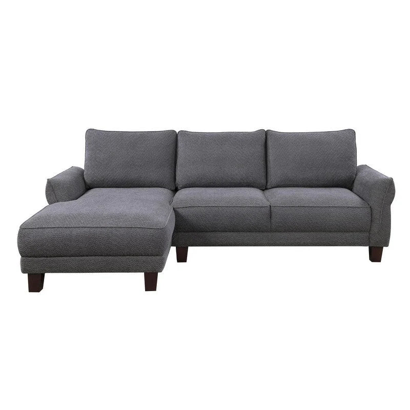 Sofá seccional ancho Belle Sherpa 96 con chaise longue a la izquierda