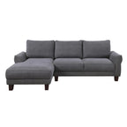 Sofá seccional ancho Belle Sherpa 96 con chaise longue a la izquierda