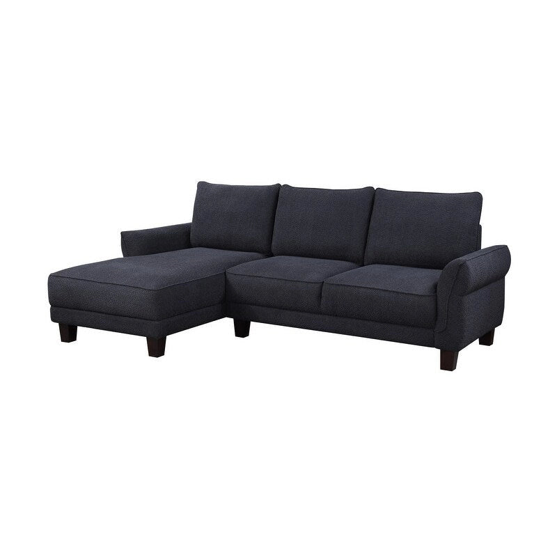 Sofá seccional ancho Belle Sherpa 96 con chaise longue a la izquierda