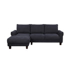 Sofá seccional ancho Belle Sherpa 96 con chaise longue a la izquierda