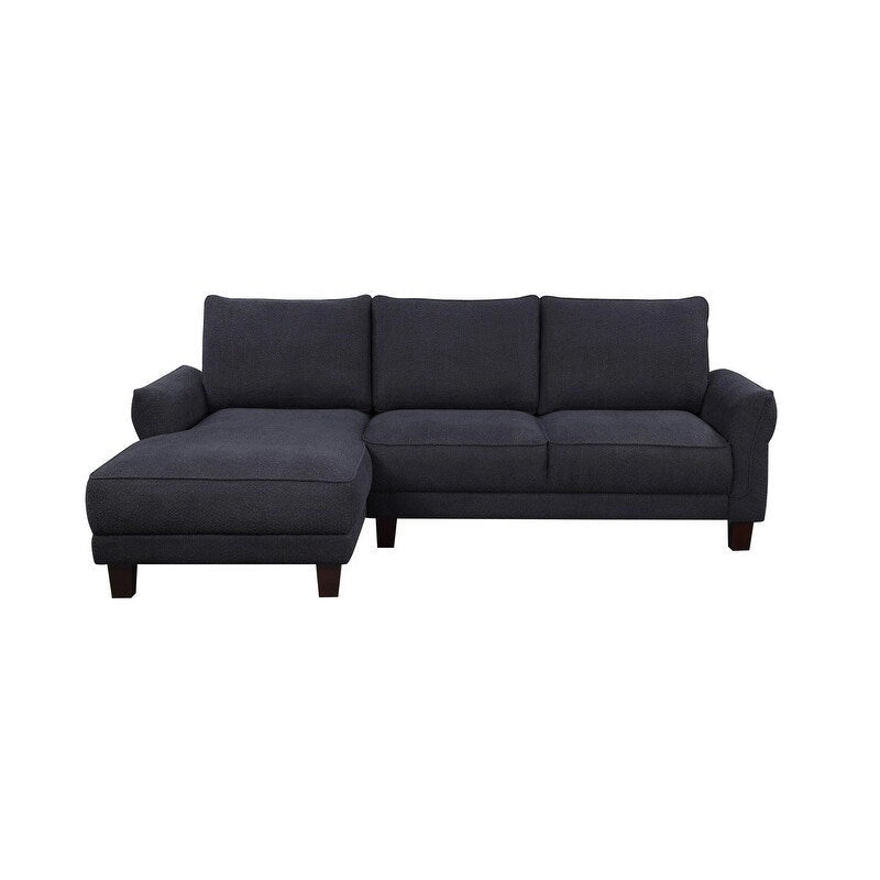 Sofá seccional ancho Belle Sherpa 96 con chaise longue a la izquierda
