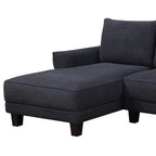 Sofá seccional ancho Belle Sherpa 96 con chaise longue a la izquierda